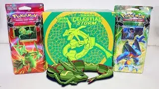 Opening a Celestial Storm Elite Box + Hydro Fury & Leaf Charge Theme Decks!