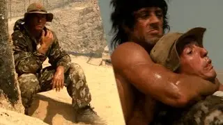 Rambo III (1988) | Rambo Snaps Russian Soldier's Neck