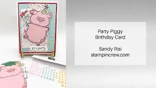 Party Piggy Birthday/Graduation Card