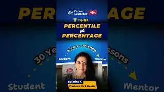 Are You Making This CAT 2025 Mistake? Percentile vs Percentage #cat2025 #mba #shorts