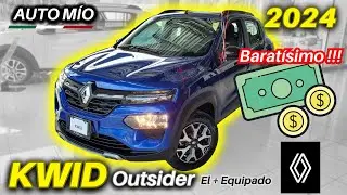RENAULT KWID OUTSIDER 2024 😱 Transmisión Manual TODOS los DETALLES ¢¢ Baratísimo #kwid #renaultkwid