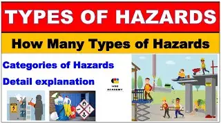Types of Hazards | Categories of Hazards at workplace | How many types of Hazards | details in hindi