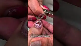 ❤️ Valentine Heart Glitter Chrome Nail Art | Must See