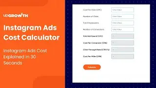 Instagram Ads Cost Calculator | Estimate Spend, CPA & CTR in Seconds
