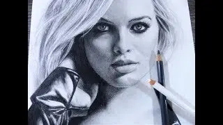 Drawing Margot Robbie