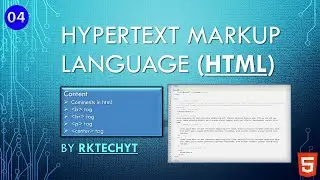 04 comments, bold, breakline, paragraph & center tag in HTML || HTML for Absolute Beginners || 1080p