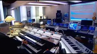 Vangelis presents his custom MIDI setup in his studio in Athens (2008)