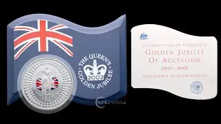 Queen Elizabeth II Golden Jubilee Silver Coin 2002 | Niue | 1 oz Silver Proof