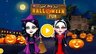 Sweet Baby Girl Halloween Fun by TutoTOONS