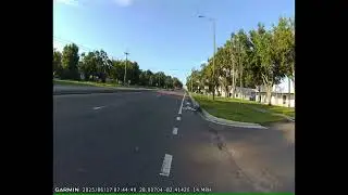 Handicap man in bike lane against traffic - June 17, 2025
