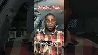 Common Sense On The Knowledge On The Wisdom Of God