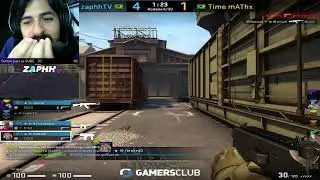Zaphh tiltado com a sua famosa Zeus falhando a queima roupa !! KKKKK