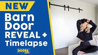 Barn Door Installation Reveal + Timelapse | Doors Plus