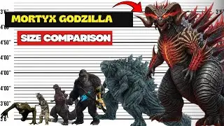 Mortyx Godzilla The Real Size of All Monsters 3D Comparison