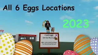 All 6 Eggs Locations!! | Roblox Growing Up 2023 Easter Event