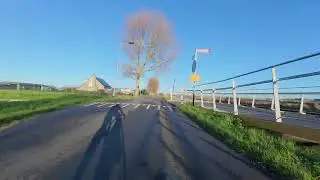 Chasing the last Sun rays on a winter's day.  A ride from Voorburg to Noordwijkerhout and back.