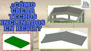 ¿Cómo crear losas o techos a dos aguas (Inclinadas) en Revit?