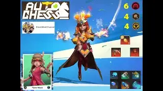 Auto Chess SS 30 : 6 Cave Clan 4 God 4 Warrior ( Fire Wizard ฉีดกระจาย )