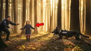 Una niña corrió al bosque al amanecer. Su perro policía la siguió. Lo que encontraron aún atormenta