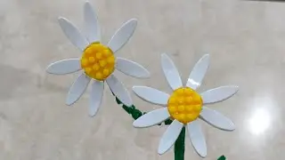White Daisy Flower Lego Ohsome ( Part 2 )