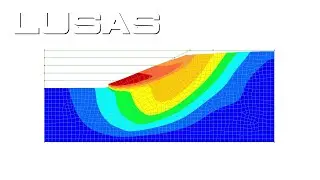 Phi-C reduction soil stability checks in LUSAS