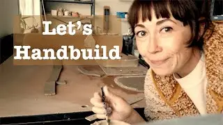 Making a Slab Vase | Pottery Studio Vlog PT 1| Using Inspiration to Make Functional Pottery