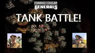 CHINA TANK VS 7 CHINA TANK HARD AI. Generals Zero Hour
