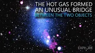 A Quick Look at Bending the Bridge Between Two Galaxy Clusters