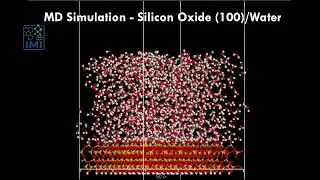Molecular Dynamic Simulation -Silicon Oxide (100)/Water | @imi-bd | Materials Studio