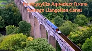 Pontcysyllte Aqueduct Drone footage Llangollen Canal #drone #wales #unesco #dji #4k #4kvideo