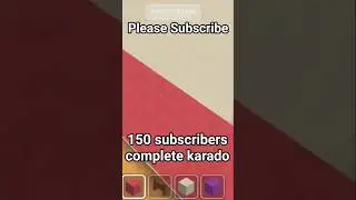 please support guys 150 subscribers complete karao #minecraftgameplay