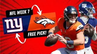 NFL Week 7 Giants at Broncos Free Pick from RJ Bell&rsquo;s Dream Preview Contest Podcast! #nflpicks #nfl
