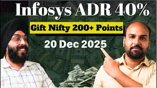 Infosys ADR 40% & Gift Nifty 200 Points?