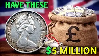 Топ-5 САМЫХ РЕДКИХ британских монет номиналом 5 пенсов (новый пенс) стоимостью ТЫСЯЧИ – Проверьте...