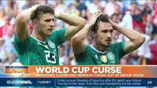World Cup Curse: defending champions Germany crash out at group stage