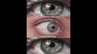 I tried natural-looking contacts and didn&rsquo;t expect them to look this real 😳👀 #colorcontactlenses