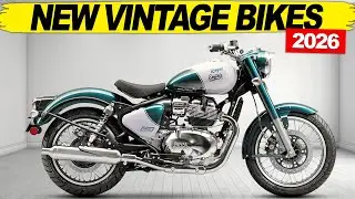 Top 10 New Modern Classic Motorcycles In 2026!