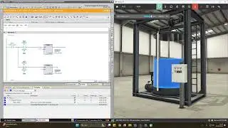 PLC Automation | Liquid Level Control Tank Simulation in Factory I/O