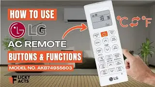 How to Use: LG AC Remote Buttons & Functions | Model No. AKB74955603 | Heat Pump Remote Guide