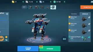 fafnir with maxed speed with 7 speed skills (war robots)