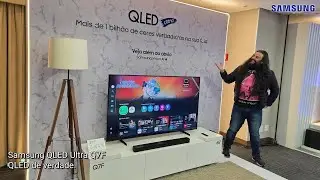 Smart TV Samsung QLED Ultra: QLED de Verdade, TV TUDO EM 1. Por Dentro da Tela (Camadas Reveladas!)