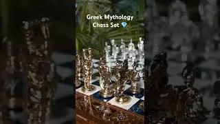 Making of our Greek mythology luxurious chess set! 💎#chess #chessgame #chesspuzzle #luxury #shorts