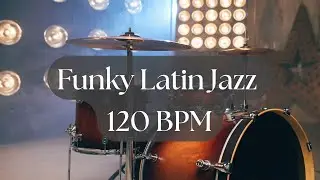 4/4 Funky Latin Jazz 120 bpm drum loop