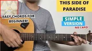 This Side Of Paradise - Coyote Theory (Guitar Tutorial) Easy Chords For Beginner! No Capo!