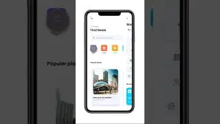 The best Travel Mobile App Design in Figma (2022) #shorts #youtubeshorts