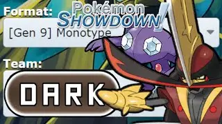 The Pokemon Gen 9 Monotype Dark Experience
