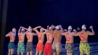 Sheboygan South's Boys Swim Dry Land Synchronized Swimming Skit - Feats & Follies 2023
