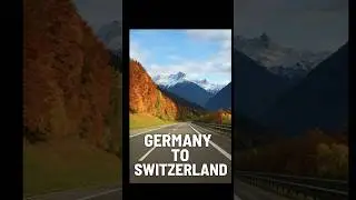 ✨ Road Trip Magic! 🚗 Germany to Switzerland 🇩🇪➡️🇨🇭| Scenic Drive Through the Alps 🏔️ #viral #andrast
