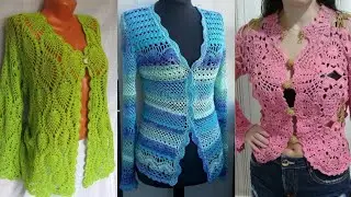 Gorgeous and Stunning crochet handknit vest blouse top pattern designs ideas for women 