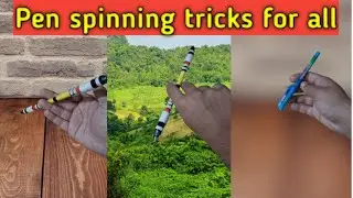 Easy pen spinning tricks to learn - Shorts videos compilation